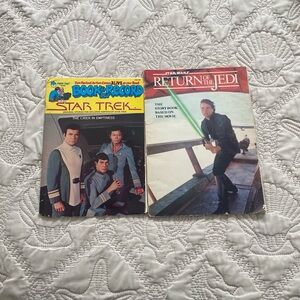 🍀VTG Star Trek and Star Wars Books